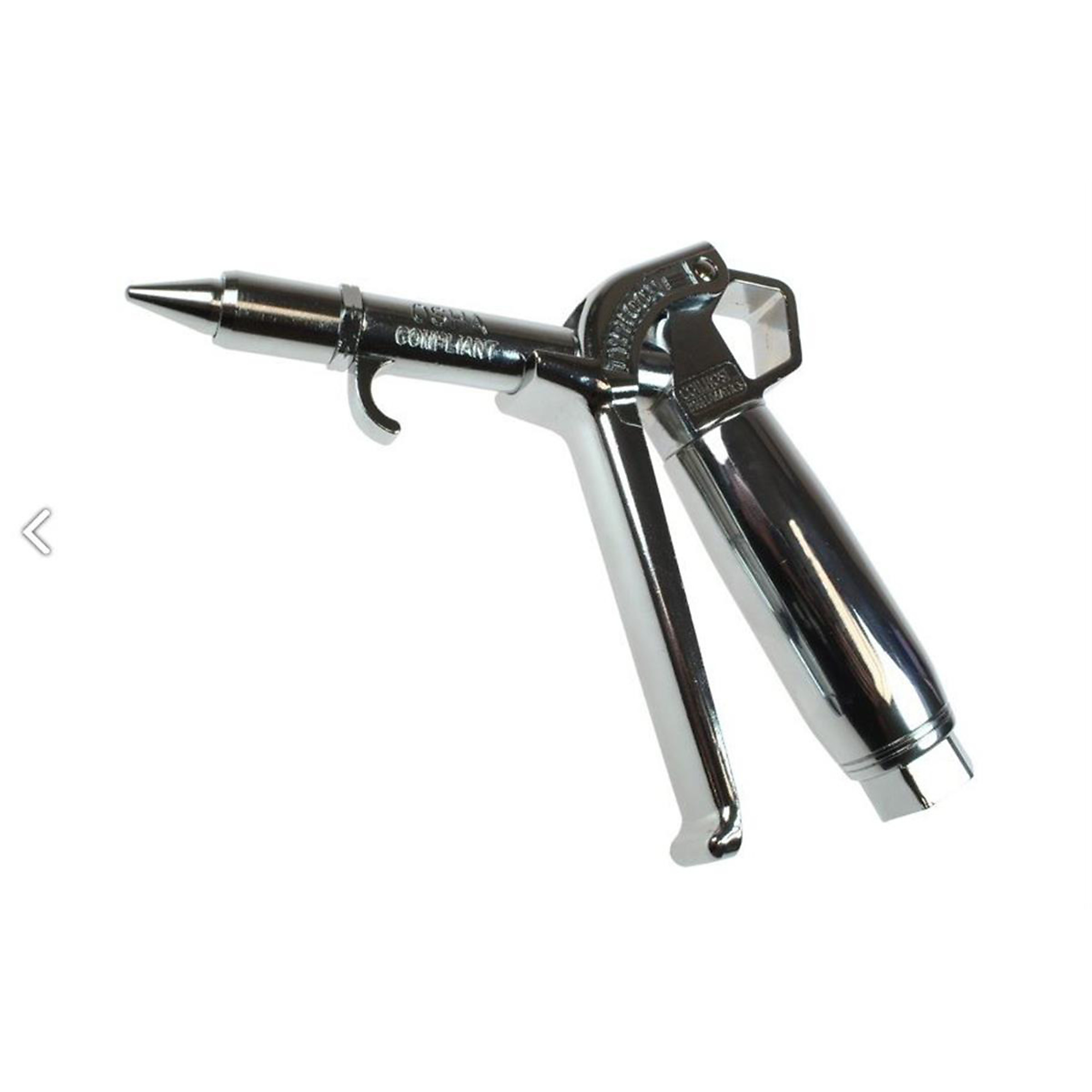 Coilhose Pneumatics Typhoon Pro Blow Gun — 1/4in., All-Metal, Chrome Plated, Ergonomic, Model# COITYP2501CS